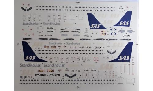 Decalque Avi�o SAS Scandinavian OY-KDN